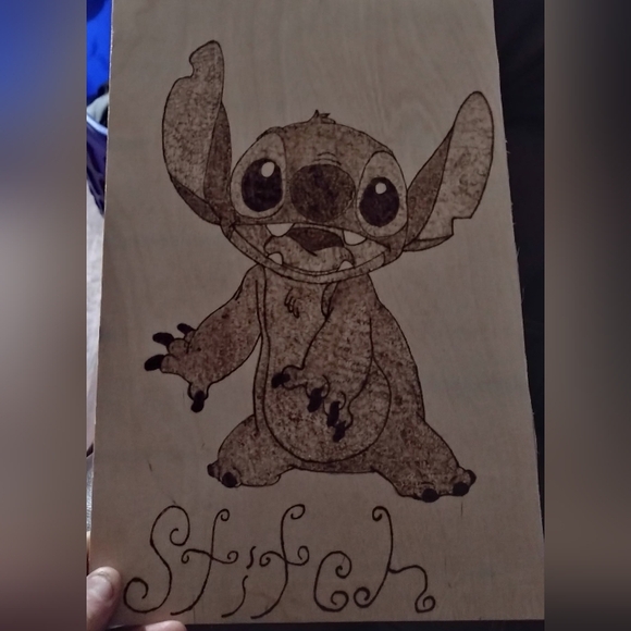Stitch Wooden Art Decor